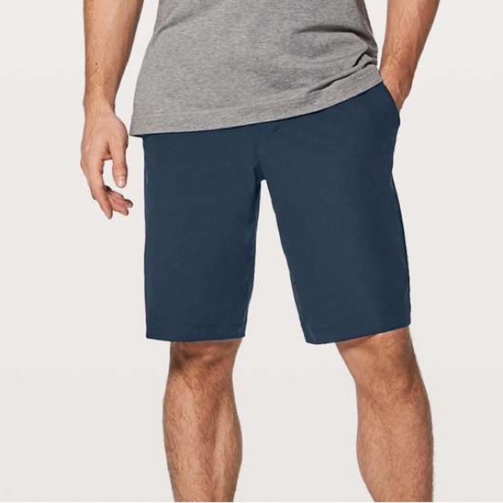 Lululemon Commission Short Relaxed 11” Warpstreme True Navy Mens 30